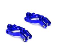 KLHYTGFA LOS234012 Front C Hubs LOS234013 Knuckle Arms Steering Spindle For RC Car Part Team Losi 1/10 Rock Rey Desert Truck(Caster Block Blue)