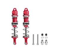 KLHYTGFA Metal Hydraulic Front Shock Absorber 115mm for ARR-MA 1/8 6S RC Model Car Accessories(Rot)