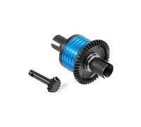 KLHYTGFA Metal Middle Diff or Helical Front or Rear Differential Gear Assembly Set Fit for 1/5 Losi 5ive-t Rofun Rovan LT KM X2 Upgrade Parts(Rear Blue)