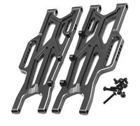 KLHYTGFA Metal Rear Suspension Arms Swing Arm ARA330710 For Arr-ma 1/10 KRATON 4X4 4S V2 BLX RC Car Upgrade Parts(Schwarz)