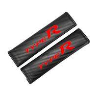 KLHYWEN 2 Pcs Car Seat Belt Pads for Hon-da Type R Jazz FIT, Comfortable Soft Seatbelt Covers Car Seat Belt Cover for Shoulder Protection Interior Accessories,Red