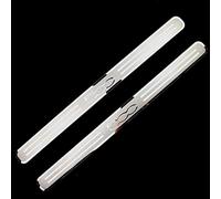 KLHYWEN 2 Pcs Stainless Steel Car Scuff Plate for Fi-at 500 500C Car Door Sill Protector Anti Scratch Kick Plates Styling Decoration Accessories,Silver