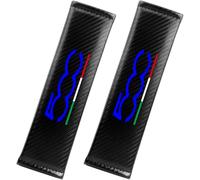 KLHYWEN 2PCS Car Carbon Fiber Seat Belt Pads for Fi-at 500 500C 500X 500L, Shoulder Protector Cover Adults Kids Travel Cushion Harness Pads Car Interior Accessories,Blue