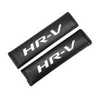 KLHYWEN 2PCS Car Carbon Fiber Seat Belt Pads for Hon-da HR-V HRV HR V, Shoulder Protector Cover Adults Kids Travel Cushion Harness Pads Car Interior Accessories,White
