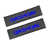 KLHYWEN 2PCS Car Carbon Fiber Seat Belt Pads for NIS-san Qashqai, Shoulder Protector Cover Adults Kids Travel Cushion Harness Pads Car Interior Accessories,Blue