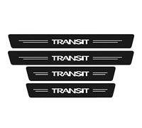 KLHYWEN 4PCS Car Door Sill Protector, for Fo-rd Transit, Door Sill Kick Plate Cover Carbon Fiber Tape Anti Scratch Car Door Edge Guard Stickers Styling Accessories,White