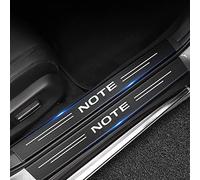 KLHYWEN 4PCS Car Door Sill Protector, for Nis-san NOTE, Door Sill Kick Plate Cover Carbon Fiber Tape Anti Scratch Car Door Edge Guard Stickers Styling Accessories,White