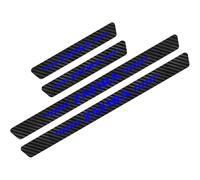 KLHYWEN 4PCS Car Door Sill Protector, for Op-el Zafira, Door Sill Kick Plate Cover Carbon Fiber Tape Anti Scratch Car Door Edge Guard Stickers Styling Accessories,Blue