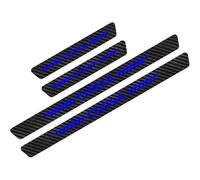 KLHYWEN 4pcs Car Door Sill Protector Strips Carbon Fiber Threshold Protective Film Kick Plate Cover Sticker for Op-EL Car Accessories,CORSA Blue