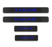 KLHYWEN 4pcs Car Door Sill Protector Strips Carbon Fiber Threshold Protective Film Kick Plate Cover Sticker for Ren-Ault KADJAR Car Accessories,Blue