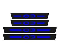 KLHYWEN Car Door Sill Protector for Citr-oen C3, 4Pcs Anti Scratch Carbon Fiber Threshold Edge Entry Guard Stickers Kick Plates Styling Accessories,Blue