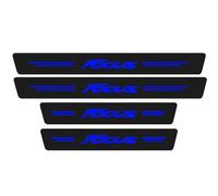 KLHYWEN Car Door Sill Protector for Fo-rd Focus 1 2 3 4 MK1 MK2 MK3 MK4, 4Pcs Anti Scratch Carbon Fiber Threshold Edge Entry Guard Stickers Kick Plates Styling Accessories,Blue