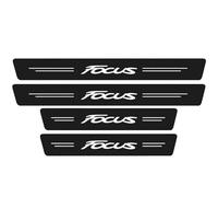 KLHYWEN Car Door Sill Protector for Fo-rd Focus 1 2 3 4 MK1 MK2 MK3 MK4, 4Pcs Anti Scratch Carbon Fiber Threshold Edge Entry Guard Stickers Kick Plates Styling Accessories,White