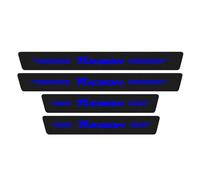 KLHYWEN Car Door Sill Protector for Hyun-dai Tucson JM TL NX4, 4Pcs Anti Scratch Carbon Fiber Threshold Edge Entry Guard Stickers Kick Plates Styling Accessories,Blue