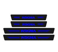 KLHYWEN Car Door Sill Protector for OP-EL Corsa Mokka 4PCS Car Door Sill Scuff Plate Carbon Fiber Stickers Accessories,Insignia Blue