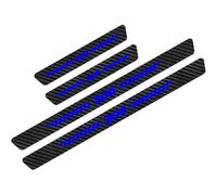 KLHYWEN Car Door Sill Protector for Peu-geot 206, 4Pcs Anti Scratch Carbon Fiber Threshold Edge Entry Guard Stickers Kick Plates Styling Accessories,Blue