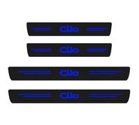 KLHYWEN Car Door Sill Protector for Ren-Ault Clio 2 3 4 5 Sport RS Line, 4Pcs Anti Scratch Carbon Fiber Threshold Edge Entry Guard Stickers Kick Plates Styling Accessories,Blue