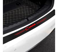 KLHYWEN Car Rear Bumper Protectors for Fo-rd C-MAX CMAX C MAX 1 2, 90cm Tailgate Trim Strip Trunk Door Sill Edge Guard Carbon Fiber Anti-scratch Sticker Styling Accessories,Red