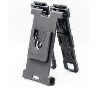 Klick Fast Delta MOLLE System Dock Klickfast Secure Rotating Locking System Click Fast For Use With Cross Webbing Straps for Torch, Radio, Walkie Talkie