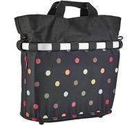 KlickFix 0308DO Bicycle Basket Oval M Dots