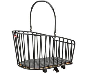KLICKfix 2128019620 Unisex - Adult Rear Basket 42 x 28 x 25 cm Black