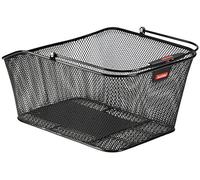 KLICKfix Adult (Unisex) Rear Wheel Basket 2128019540 Rear Wheel Basket, Black, 41 x 21 x 31 cm