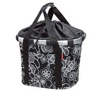 Rixen & Kaul KLICKfix Bike Basket Fleur Schwarz Fahrradkorb Korb Black Size:26 x 35 28 cm