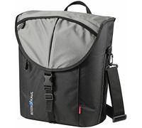 KLICKfix Luggage Carrier Cita Vario-Black/Silver-Coloured 16 x 30 x 35 CM, 20 Litres, 0264VAR