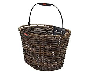 KLICKfix Oval Front Basket - Brown