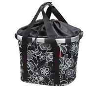 Rixen & Kaul KLICKfix Bike Basket Fleur Schwarz Fahrradkorb Korb Black Size:26 x 35 28 cm