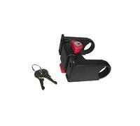 KLICKfix Rixen Kaul KF850 Front Bracket with Lock for Baskets, Black