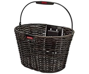 KLICKfix Structura Oval Front Basket - Black