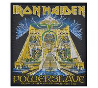Klicnow Iron Maiden Powerslave Woven printed Patch 9cm x 10cm (3 1/2" x 4")