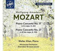 KLIEN/MINNESOTA ORCHESTRA - MOZART:PIANO CONCERTOS NOS. 17 & 27