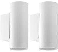 Klighten 2 pcs Outdoor Wall Light IP65 Up Down Outside Wall Lighting Modern Alu