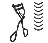 Klihn Exclusive Carbon Steel Eyelash Curler with 8 Replacement Pads Make-up Tool for Perfectly Curved Eyelashes