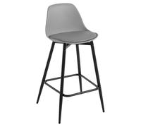 Klihome Set of 1/2/4 Bar Stools Metal Legs Breakfast Stools Kitchen Chairs Home