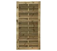 Klikstrom Douro Traditional Pressure Treated Brown Wooden Fence Panel (W)0.9M (H)1.8M
