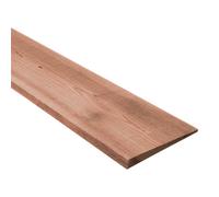 Klikstrom Fence Boards Impregnated & Pressure Treated Brown Pine Feather Edge Fence Slat (L)3M (W)150mm (H)150mm (T)11.6mm Pack Of 1