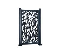 Klikstrom Neva Aluminium Leaf Gate, (H)1.7M (W)0.93M