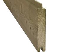 Klikstrom Neva Autoclave Green Wood Fence Board (L)1.79M (W)132mm (H)132mm (T)21mm Pack Of 1