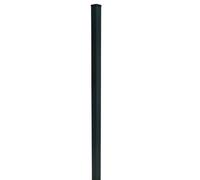 Klikstrom Neva Dark Grey Slotted Square Metal Fence Post (H)1.39M (W)70mm