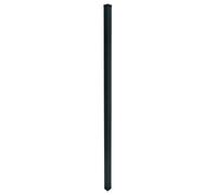 Klikstrom Neva Dark Grey Slotted Square Metal Fence Post (H)2.4M (W)70mm
