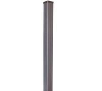 Klikstrom Neva Taupe Slotted Square Metal Fence Post (H)0.95M (W)70mm
