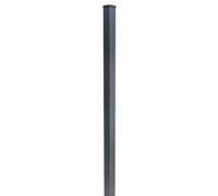 Klikstrom Neva Taupe Slotted Square Metal Fence Post (H)1.39M (W)70mm