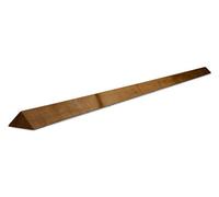Klikstrom Pressure Treated Brown Timber Arris Rail (L)2.4M (W)75mm (H)75mm (T)37.5mm Pack Of 1