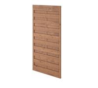 Klikstrom Tiama Contemporary Pressure Treated 6Ft Brown Wooden Fence Panel (W)0.9M (H)1.8M