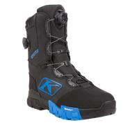 Klim Adrenaline Pro S GTX BOA Snowmobile Boots Black/Electric Blue Lemonade45 Black,Electric Blue Lemonade