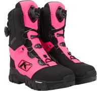 Klim Adrenaline Pro S GTX BOA Snowmobile Boots, black/hotpink, size 6