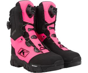 Klim Adrenaline Pro S GTX BOA Snowmobile Boots, black/hotpink, size 8